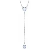 Swarovski Attract ychain Round cut Blue Rhodium topcoat One size Crystals rhodiumplated Crystal, (Cristallin)