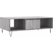 vidaXL Table basse Gris Sonoma 104x60x35 cm Bois composite