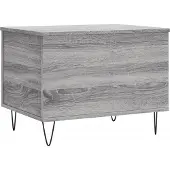 vidaXL Table basse Gris Sonoma 60x44,5x45 cm Bois composite