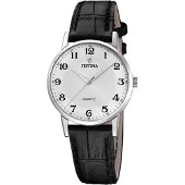 Festina Montre à affichage analogique '- Watch Correa Clasico - Quartz watch movement - Watch case width: 29 mm' blanc