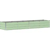 vidaXL Jardinière Vert 320 X 80 X 45 Cm Acier