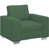 vidaXL Fauteuil vert foncé 100x77x82 cm Tissu velours côtelé