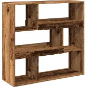 vidaXL Bibliothèque/Séparateur de pièce vieux bois 100x33x94,5 cm