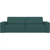 vidaXL Canapé-lit 200 cm Vert foncé Tissu