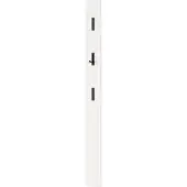 Germania Porte-manteaux 3728, MDF mélaminé, l. 150 x P 30 x H 1700 mm, 3 crochets rabattables, blanc