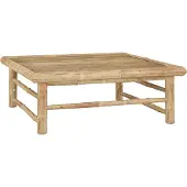 vidaXL Table de jardin 65x65x30 cm bambou