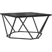 vidaXL Table Basse Chêne Noir 80X80X45 Cm Bois reconstitué Lumarko