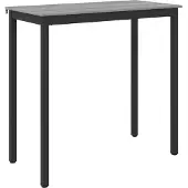 vidaXL Table haute en aggloméré, rectangulaire