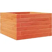 vidaXL Jardinière cire marron 40x40x23 cm bois de pin massif