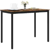 vidaXL Table haute en aggloméré, rectangulaire
