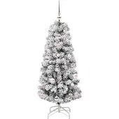 vidaXL Sapin de Noël Artificiel à Branches Articulées 120 cm PVC