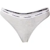 Calvin Klein Underwear String gris chiné / noir / blanc