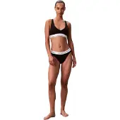 Calvin Klein Tanga en coton et modal Icon Noir 1X