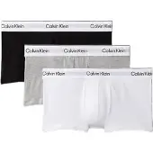 Calvin Klein Lv00nb4389 Trunk Low Rise Boxers 3 Units Gris 2XL Homme