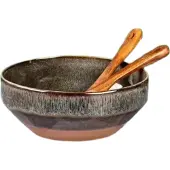 Bjorn Genesis Saladier brun basalte - Diamètre 22,5 cm