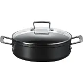 Le Creuset Toughened Non-stick 28 Cm Saucepan Argenté