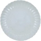 House Doctor Assiettes plates coquille Saint-Jacques, bleu clair, lot de 6