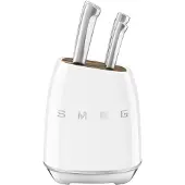 Smeg Bloc de 6 couteaux blanc - - KBSF02WH -