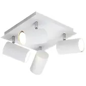 TRIO Spot de plafond Series 8024 4 lumières blanc