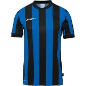 Uhlsport Retro Stripe Short Sleeve T-shirt Bleu 9-10 Years Garçon
