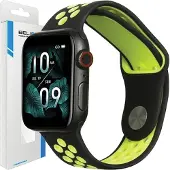 Beline Apple Watch Sport Strap Silicone 38/40/41Mm Black/Lime