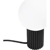 Sollux Lampe à poser HALO noir 1xG9 8W aluminium/verre 19x12x12cm