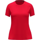 Jako T-shirt femme uni - 6105D, Couleur:rouge, Taille:S (34/36)