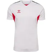 Hummel T-Shirt fonctionnel 'AUTHENTIC' rouge / noir / blanc