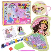Jokomisiada glue-on diamant creative set avec une princesse ZA4664