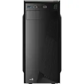 Aerocool Corporate CS-1101 - Black Edition - Tour midi - ATX - sans alimentation (ATX) - noir - USB/audio (EN58126)