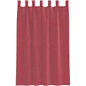vidaXL Voile Rideaux avec passants 2 pcs. Rouge vin 140x175 cm