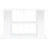 vidaXL Support pour aquarium blanc 100x40x60 cm bois d'ingénierie