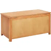 vidaXL Caisse de rangement 90 x 45 x 45 cm en chêne massif