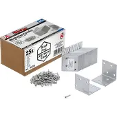 BGS-technic Raccord d'angle | inoxydable | 40 x 40 x 40 mm | Pack économique | 25 pièces