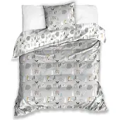 Carbotex , linge de lit de Noël, motifs animaux