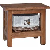 vidaXL Table d'appoint Marron Bois massif d'acajou