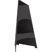vidaXL Foyer Noir 50 x 50 x 95 cm Acier