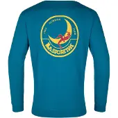 La Sportiva Climbing On The Moon Sweatshirt Bleu 2XL Homme