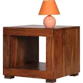 Wohnling Table basse en Sheesham massif 50 x 50 cm Bois massif ; WL1.216