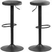 Ebuy24 Finurly Tabouret de bar, gris.