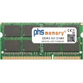 PHS-memory 16GB RAM mémoire pour Acer TravelMate P258-M-55SJ DDR3 SO DIMM 1600MHz (SP224573)