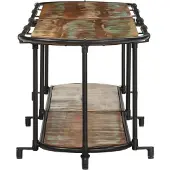 vidaXL Étagère TV 200x42x40 cm Vieux bois massif