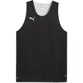 Puma Hommes, T-shirt de sport, teamJAWS Jersey réversible (4XL), Blanc, Noir, 4XL
