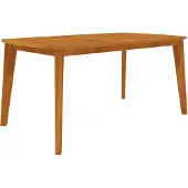vidaXL Table de jardin 160x90x75 cm en acacia massif