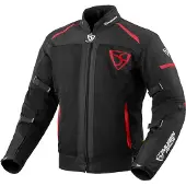 MUGENRACE Fuggire-A blouson textile moto, noir/rouge, L