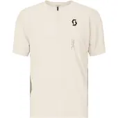 SCOTT Vertic Half Zip Short Sleeve T-shirt Blanc S Homme