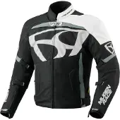 MUGENRACE Aggressore-T Veste Textile Noir Blanc Imperméable Taille 3XL