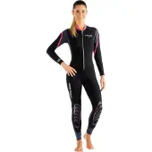 Cressi Lei Mono 2.5 Mm Woman Freediving Wetsuit Noir M Femme