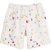 Desigual Pantalon 'Splash' bleu / jaune / rouge / blanc