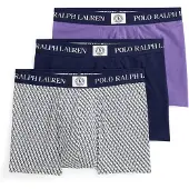 Ralph Lauren Boxers bleu marine / lavande / blanc cassé